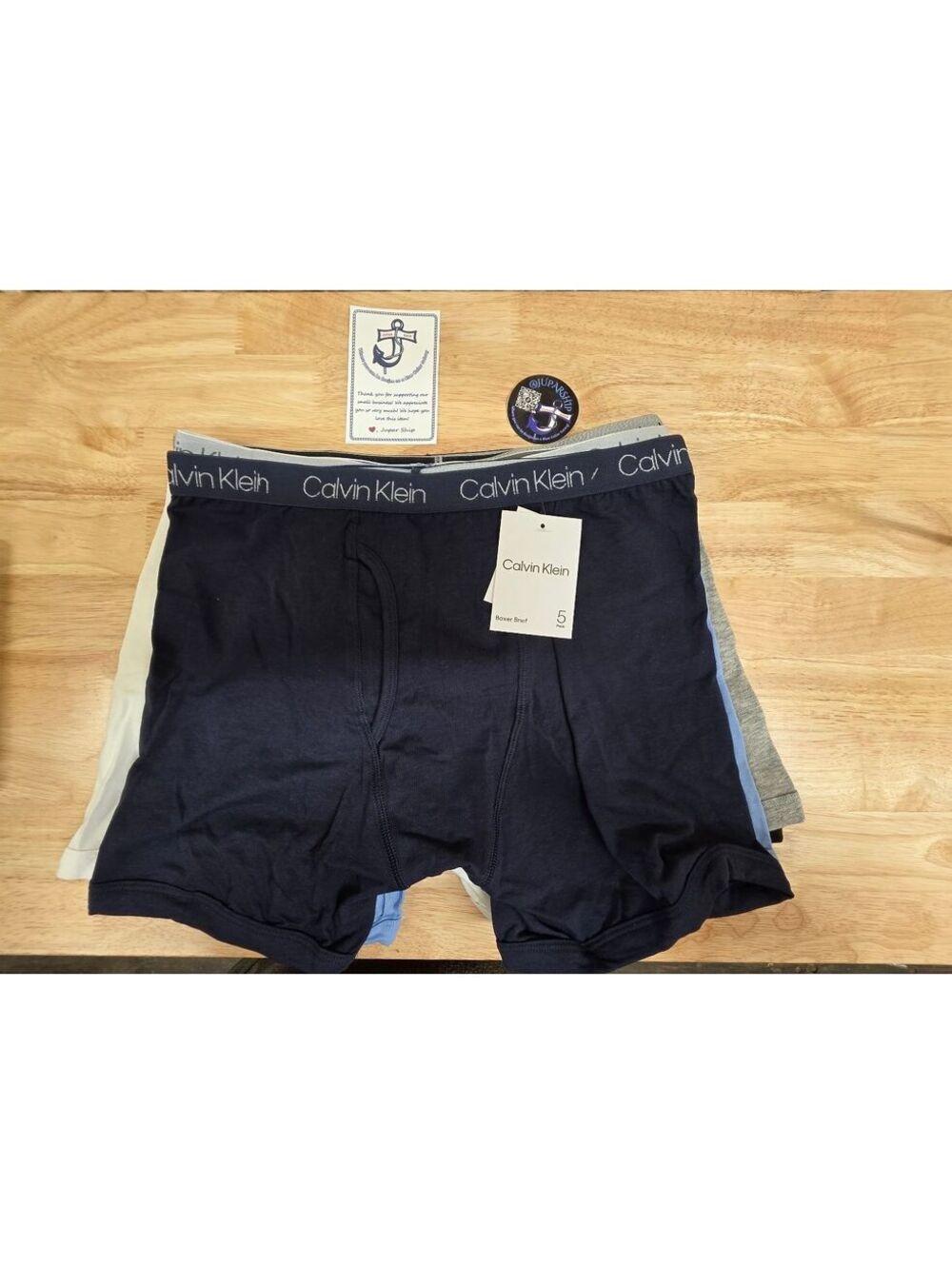 CALVIN KLEIN BOYS MODERN COTTON BOXER BRIEFS 5‑PACK MULTI SIZE XL